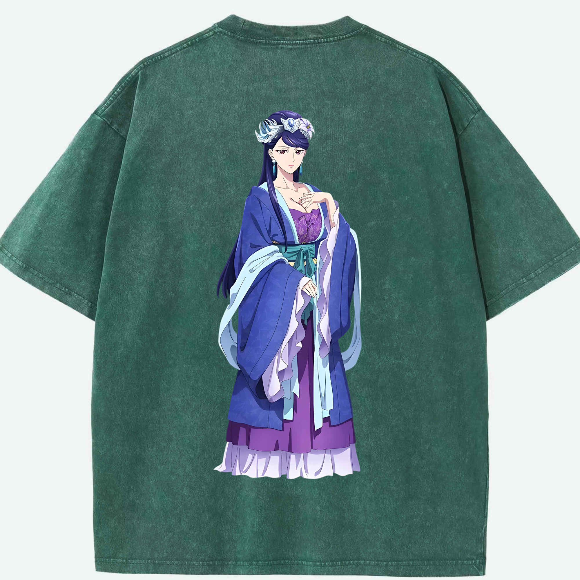 （画像用） 薬屋のひとりごと The Apothecary Diaries 綿100% ヴィンテージ風 半袖Tシャツ（背面プリント）
